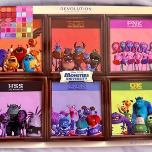 Revolution Eyeshadow Palette inspired by Monsters University, 54 shades. NEW